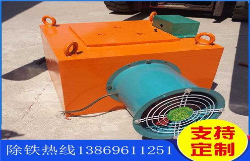 崗冷電磁除鐵器，重慶風(fēng)冷帶式電磁除鐵器_選型_重慶風(fēng)冷帶式電磁除鐵器工作原理_價格