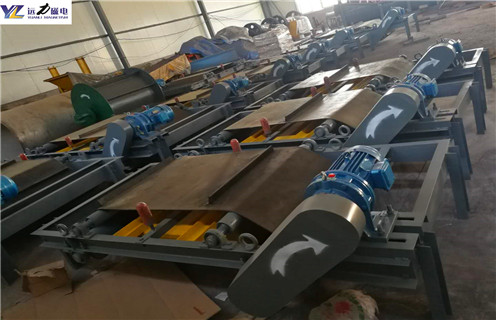 電磁自卸式除鐵器，甘肅電磁自卸式除鐵器設計_甘肅電磁自卸式除鐵器設計廠家配件_型號及工作視頻