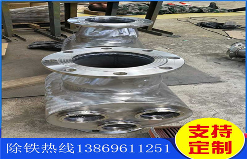 管道永磁除鐵器，成都管道永磁式除鐵器_成都管道永磁式除鐵器的動畫通過量計算應用安裝示意圖型12000高斯_可定制工作原理