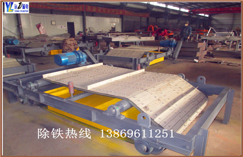 自卸式電磁除鐵器，福建超強(qiáng)干式自卸式電磁除鐵器_福建超強(qiáng)干式自卸式電磁除鐵器廠家配件_型號(hào)及工作視頻