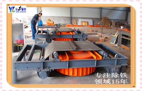自卸式電磁除鐵器，浙江礦用自卸式電磁除鐵器設備_浙江礦用自卸式電磁除鐵器設備有哪些_型號及工作視頻 